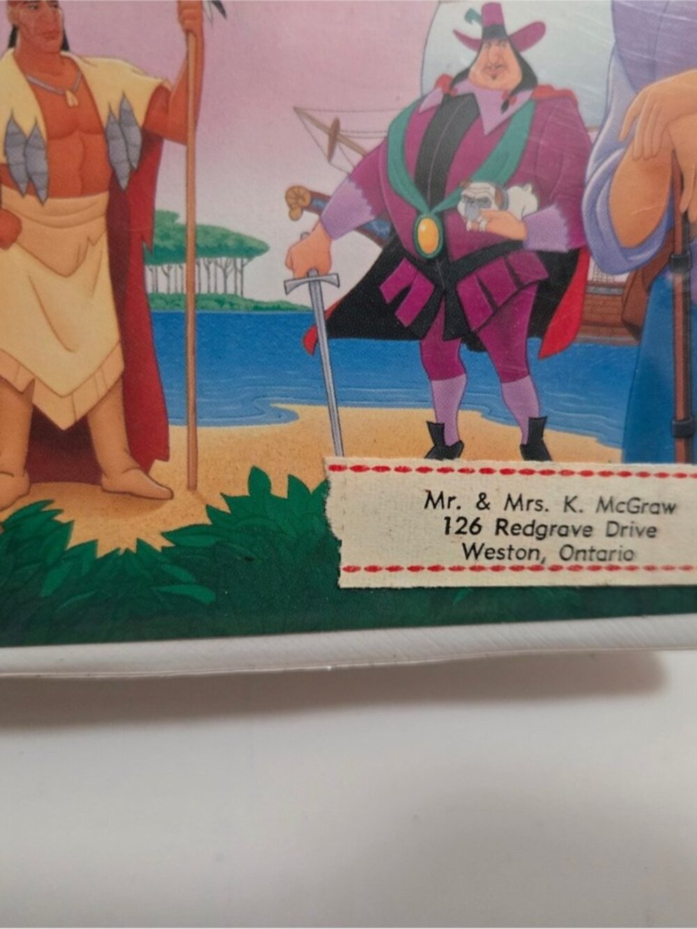 Disney Pocahontas VHS Walt Disney Masterpiece Collection Clamshell Vintage Movie - Picture 6 of 12